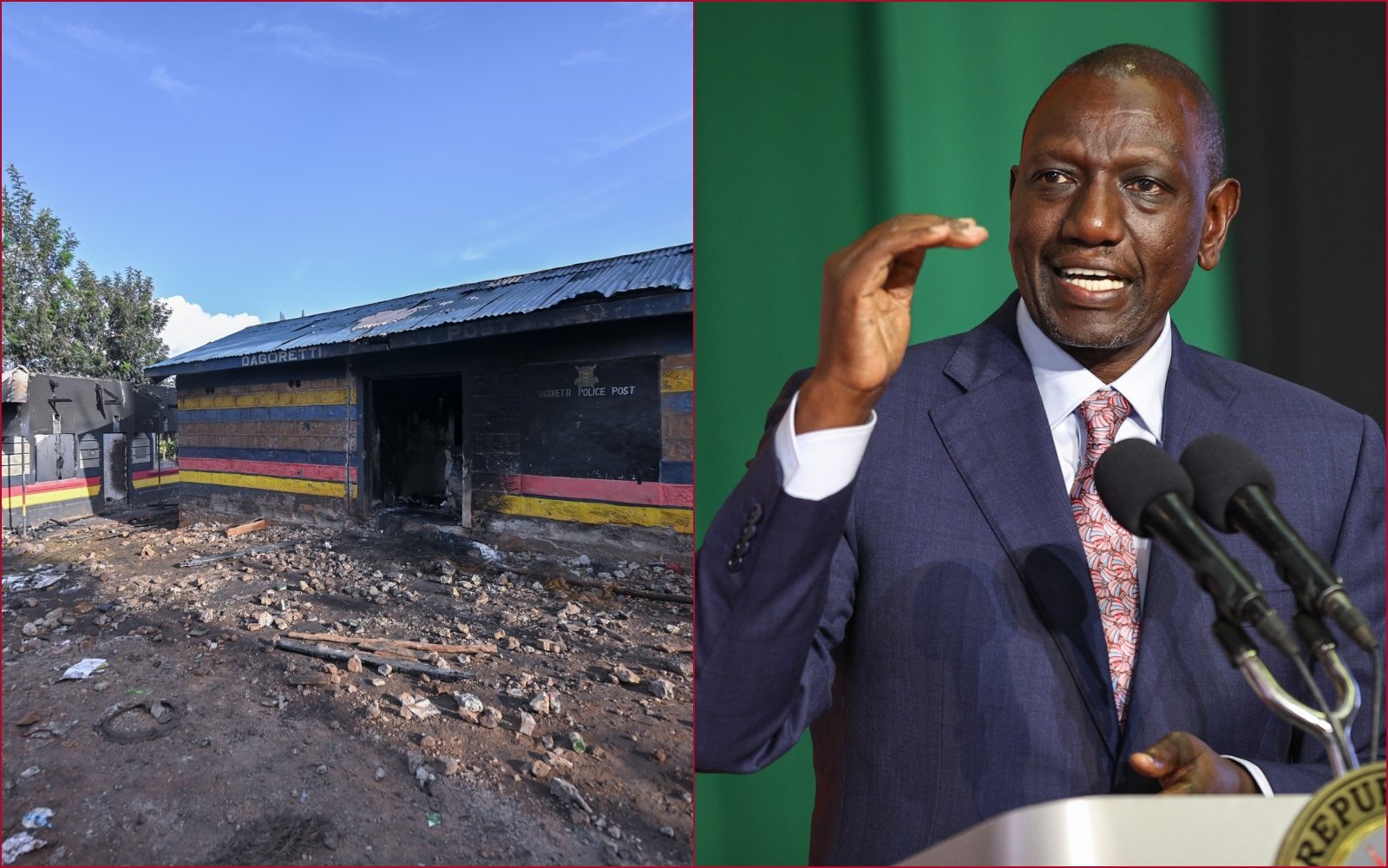President William Ruto said the perpetrators of violence in the June 25th protests will be traced to face justice.